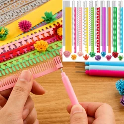 3D Spiral Flower Cutting Dies Length 18cm Flower Petal Quilling Strips For DIY Scrapbooking Decoration Craft Paper Cards Making
