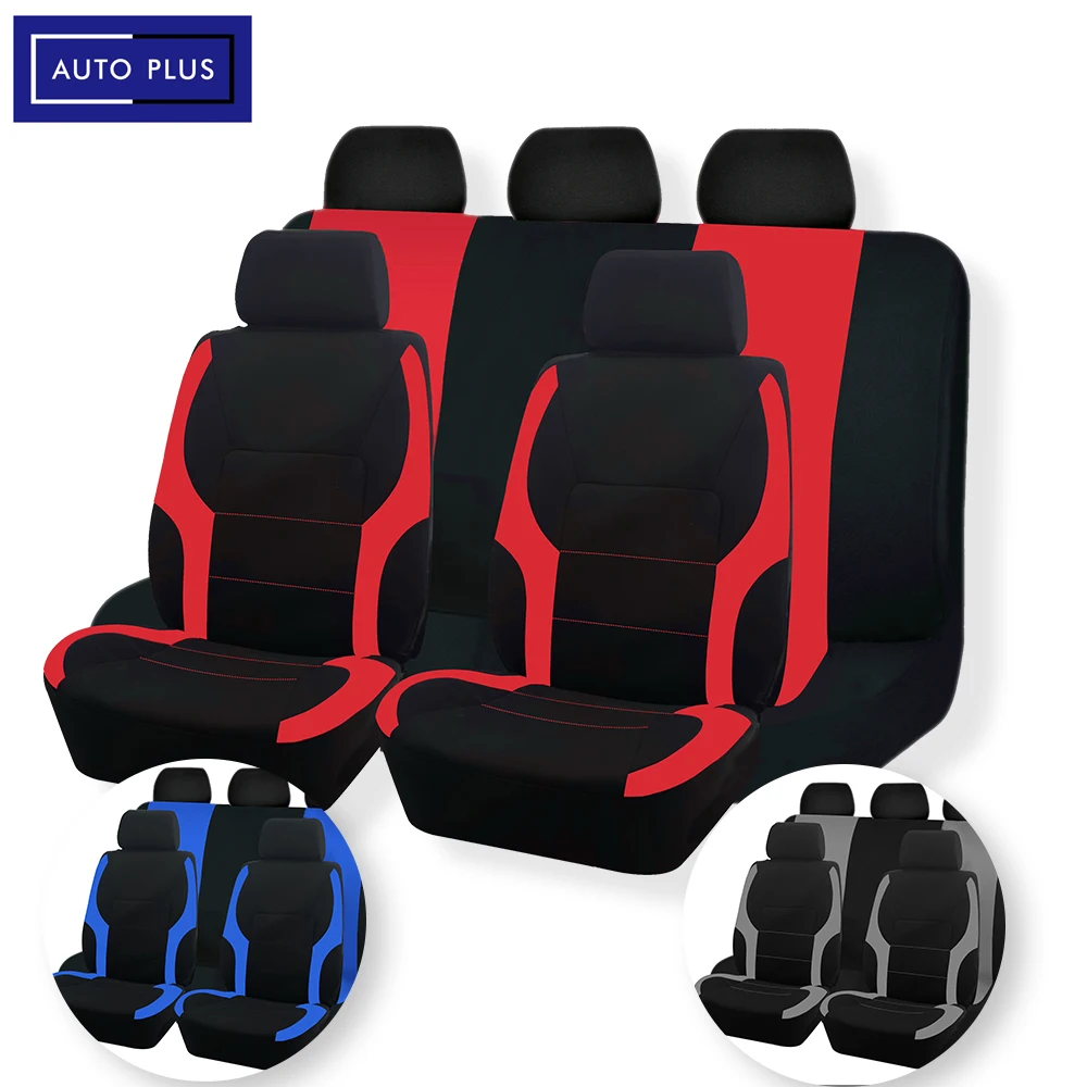 

Polyester Seat Covers For Car Universal Car Seat Covers Airbag Compatible Fit For Most Car, Truck, SUV, or Van Fabric Cloth