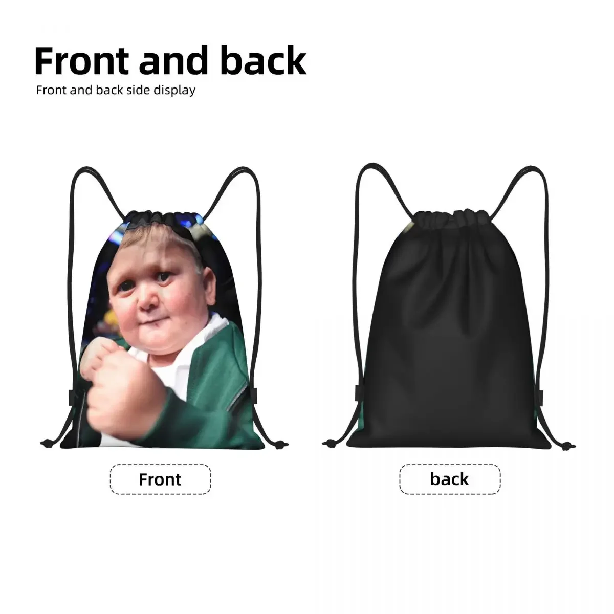 Cool Hasbulla Magomedov Drawstring Bag Women Men Portable Sports Gym Sackpack Shopping Backpacks