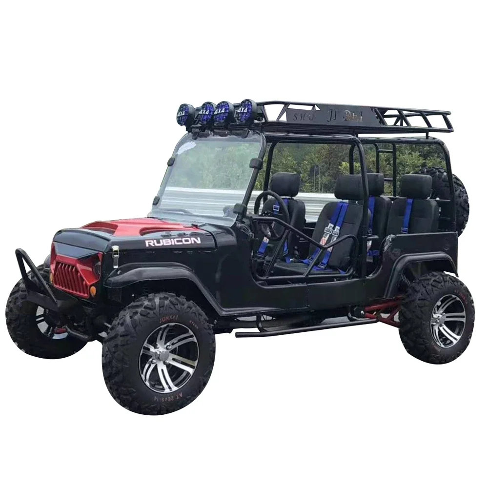 High Quality UTV Four-wheel Four-seater Farmer Vehicle New Electric All-terrain Vehicle 3000w/4000w/5000w 4*2 Adult Off-road ATV