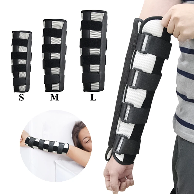 Elbow Fixed Arm Splint Support Brace For Sleeping Elbow Immobilizer Upper Stroke Hemiplegic Rehabilitation Training Tool