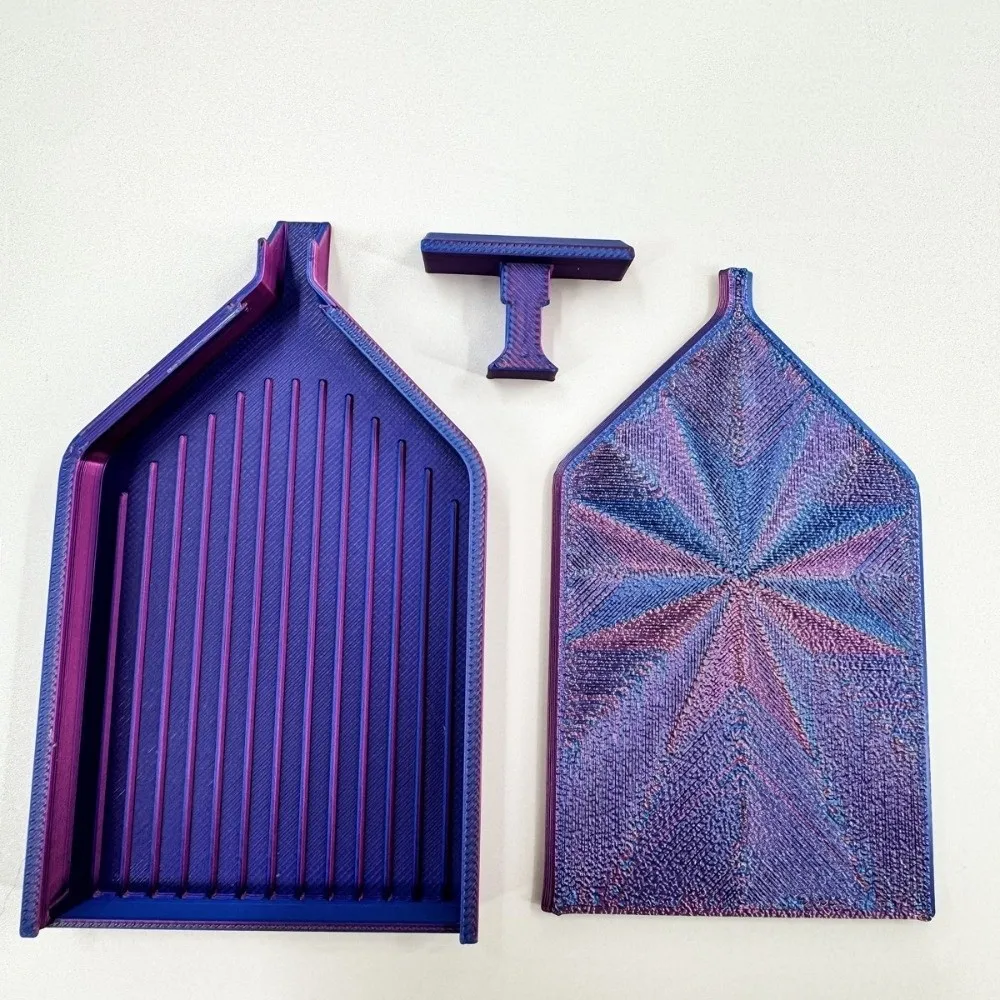 

DIY Craft Diamond Painting Tray Embroidery Beading Plates Drill Storage Container Plastic with T Shape Pop-up Plug