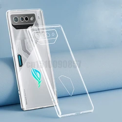 Case For Rog Phone 7 Ultra Thin Soft TPU Clear lens Protection Shockproof Cover For Asus Rog Phone 7 Ultimate 6 Pro 6D