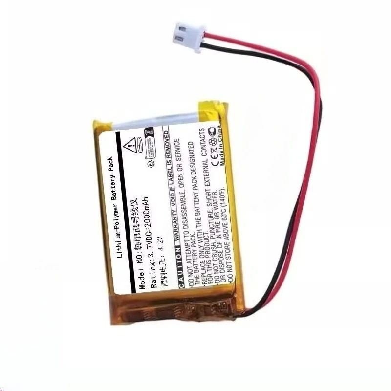 High Quality Replaceable Li-Polymer Battery 3.7V 2000mAh for Jingmingshu Wire Tracing Instrument NF-858C 813C 309 802