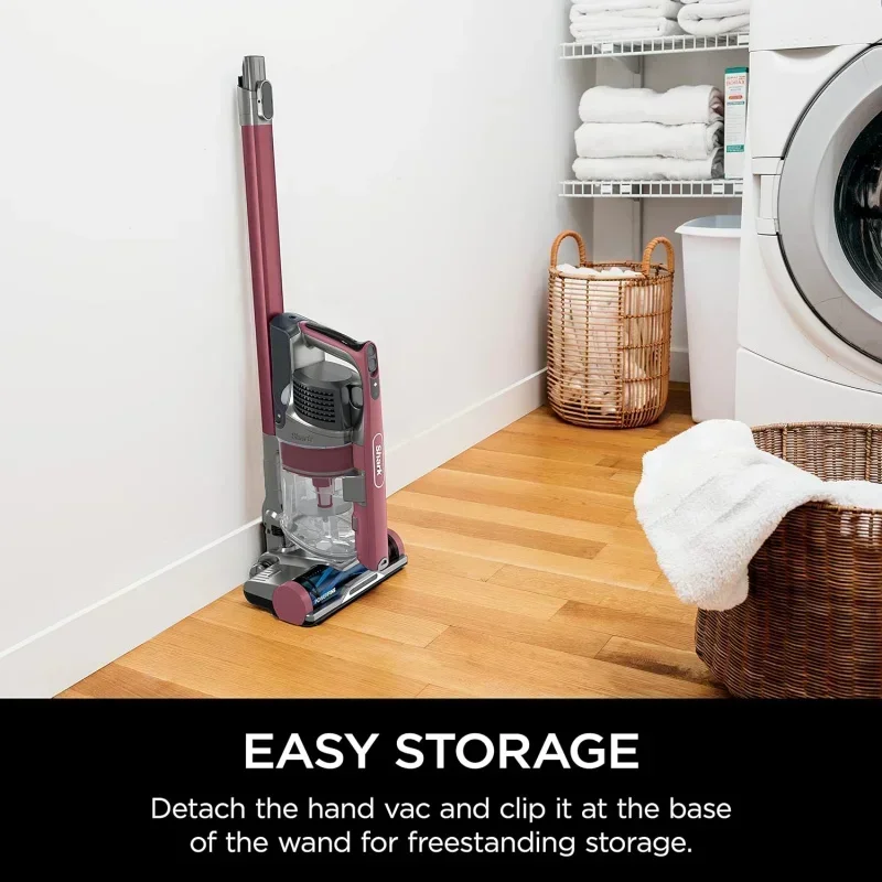 D2Bshark iz362h anti-allergen cordless pet pro lightweight stick HEPA vacuum with self-cleaning brushroll, powerfins, crevice,up