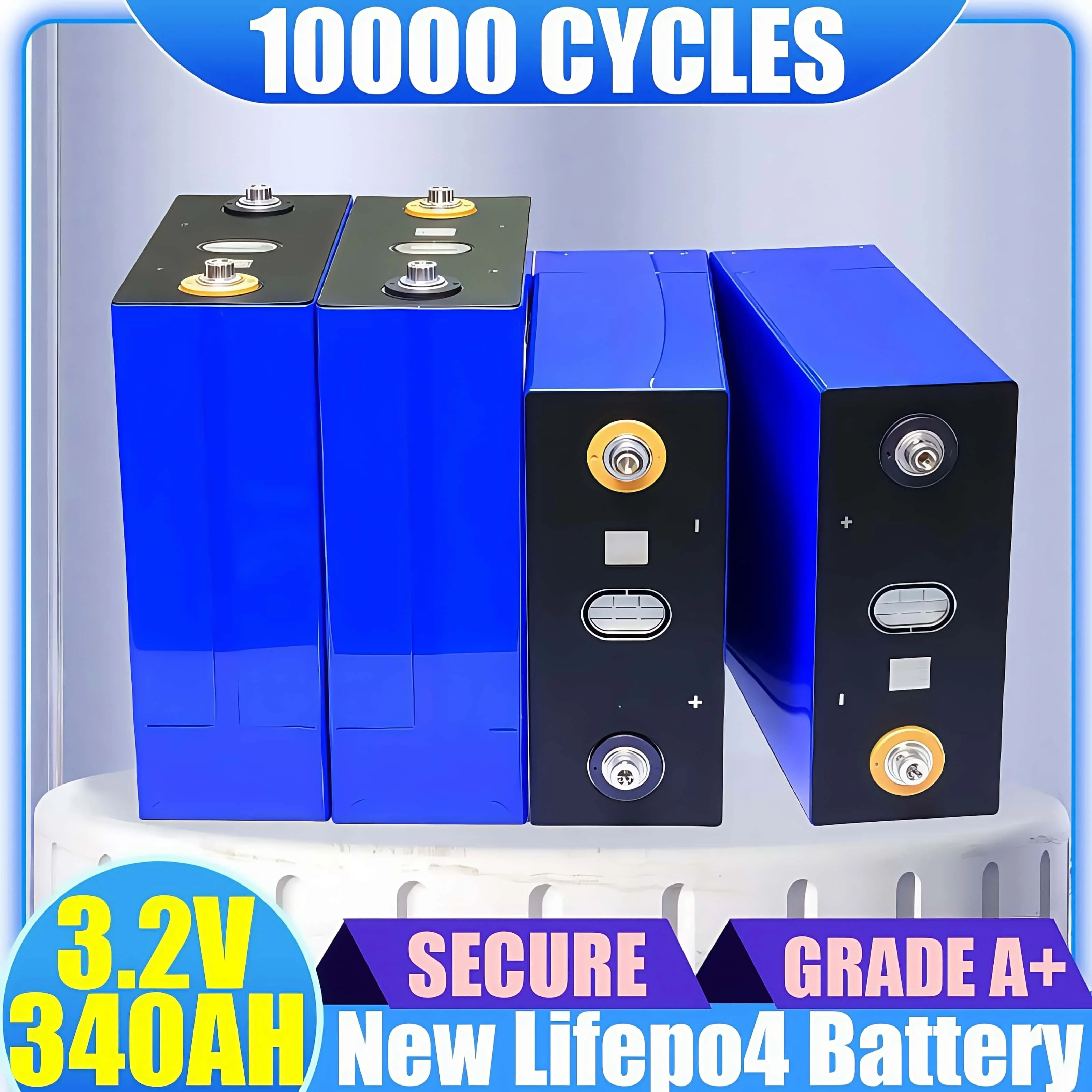 A-класс 3,2 В 340 Ач Lifepo4 аккумуляторная батарея 10000 циклов DIY 12 В 24 В 48 В аккумуляторная батарея для гольфа солнечная энергия кемпинга беспошлинная торговля A-класс 3,2 В 340 Ач Lifepo4 аккумуляторная батарея 10000 циклов DIY 12 В 24 В 48 В аккумуляторная батарея для гольфа солнечная энергия кемпинга беспошлинная торговля