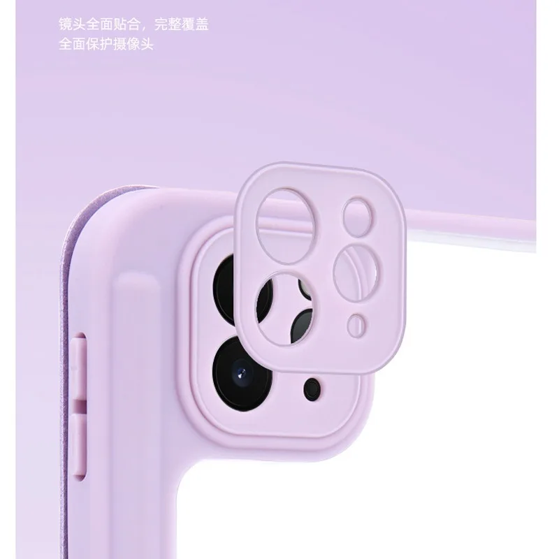 حافظة كمبيوتر لوحي جديدة لعام 2025 لجهاز IPad A16 11th 10th Generation Air 7th 11 13 بوصة M3 6th Mini A17 Pro غطاء أكريليك مضاد للانحناء #2