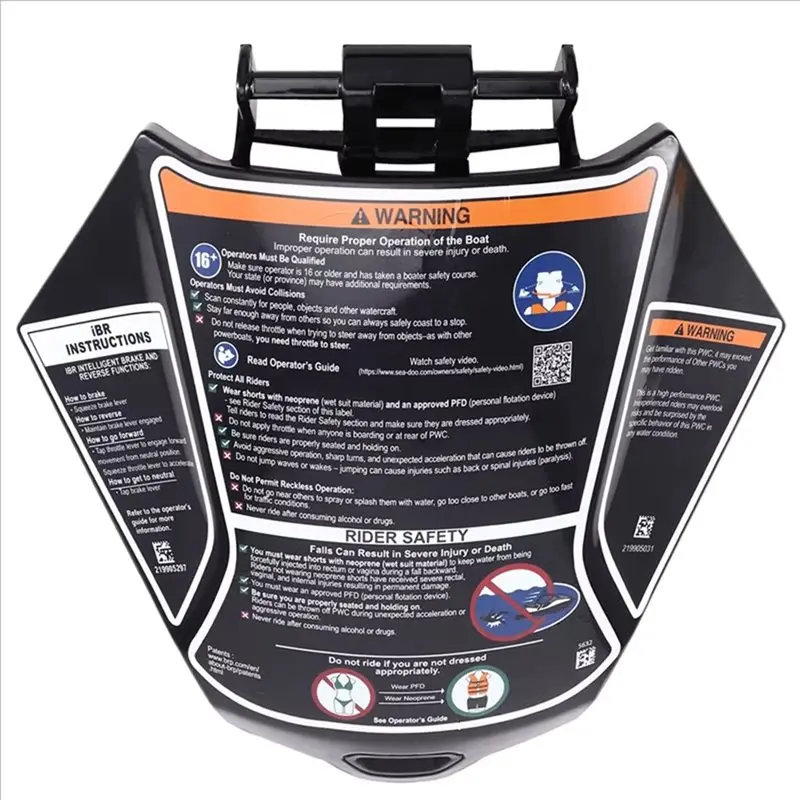 Durable-For Seadoo GTX RXT WAKE PRO FISH PRO Glovebox Lid Replacement Cover 264000132 Door Storage Box