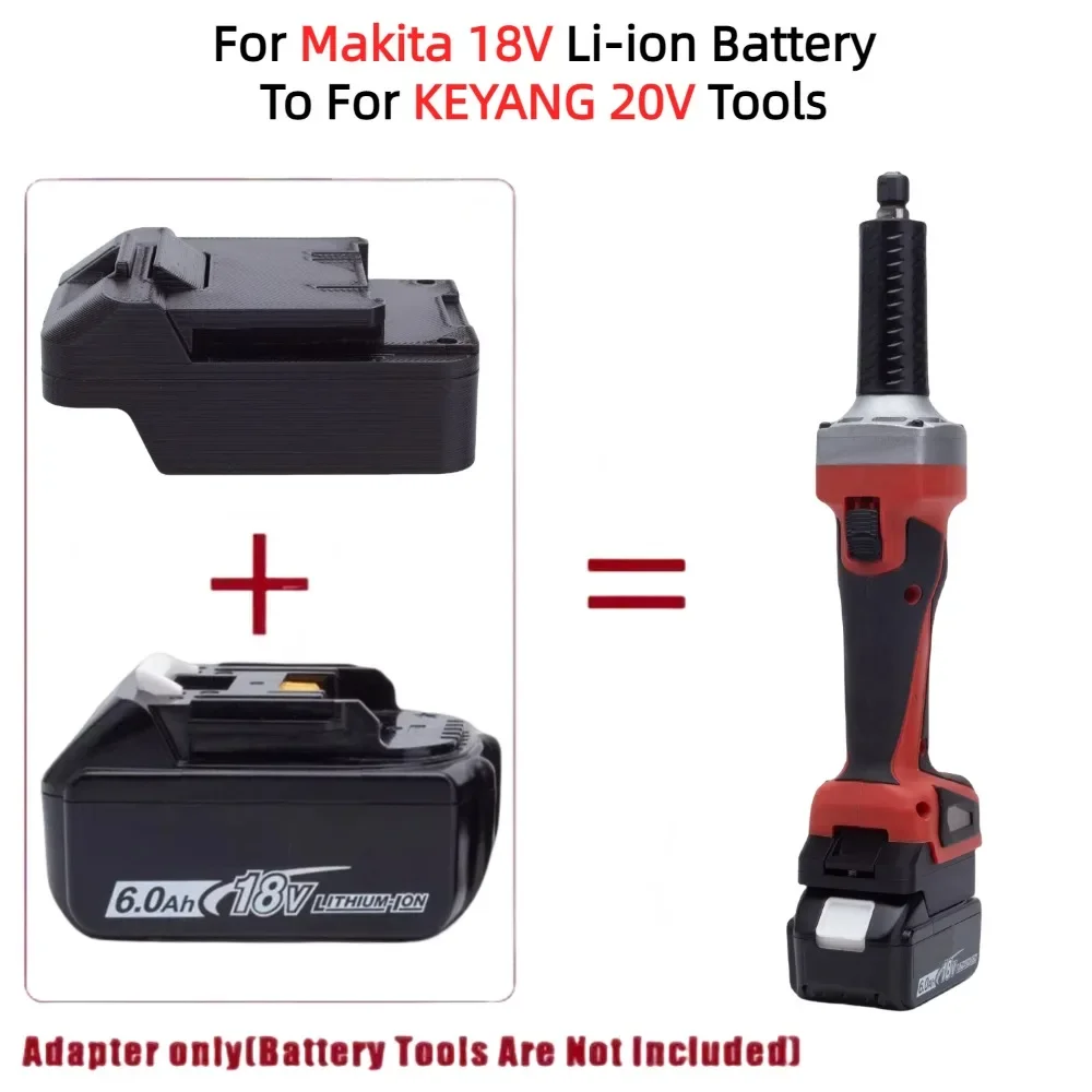 Imagem -02 - Makita Brushless Cordless Drill Tools 18v Li-ion Battery Converter Adaptador Único 20v Electricidade