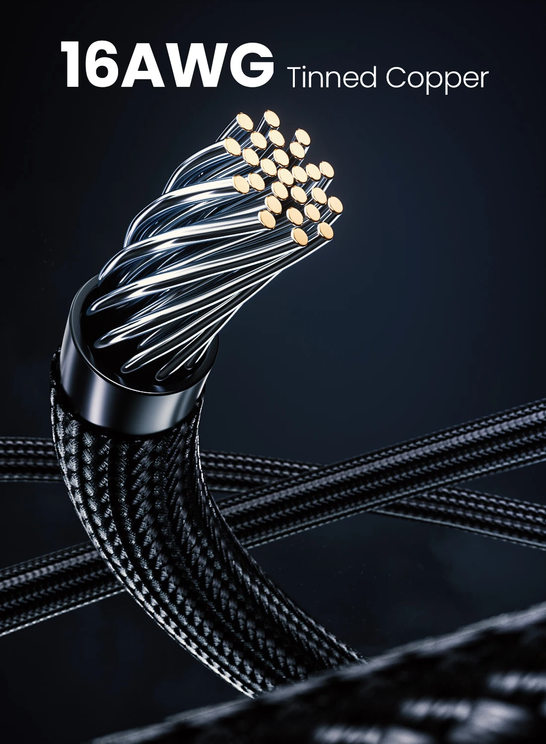 كابل تمديد Fasgear ذكر إلى PCI-e 5.0 أنثى بأكمام 1 قدم 12VHPWR متوافق مع سلسلة RTX 3090 Ti و4000 و5090 5080 5070Ti