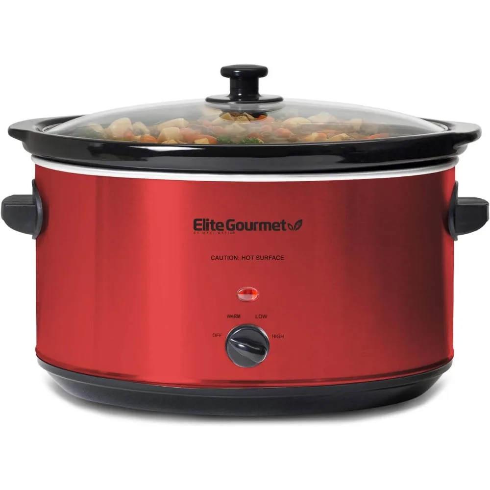 Keramische Xl Jumbo Slowcooker, Verstelbare Temperatuur, Voorgerechten, Sauzen, Stoofschotels & Dips, Vaatwasmachinebestendig Glas