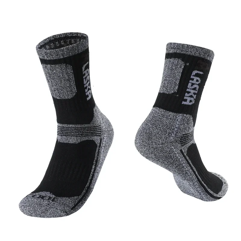 3 Pairs/Set Winter Men Socks Thicken Thermal  Cotton+Polyester Sports Socks Towel Bottom Climbing Hiking Riding Male Socks