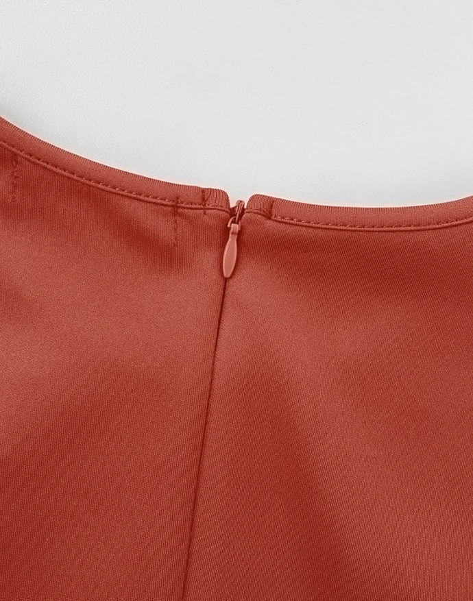 الذهب غير النظامية زر الصليب تصميم عالية الخصر مستقيم الساق بذلة الخريف المرأة بلون بسيط التنقل بذلة