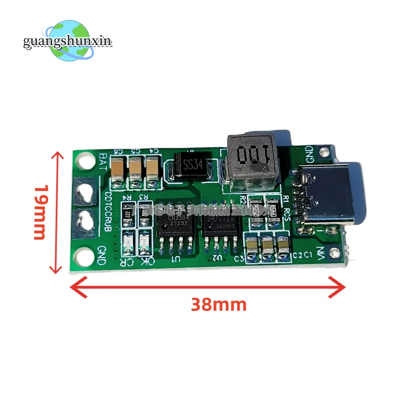 2S 3S 4S Type-C To 8.4V 12.6V 16.8V Step-Up Boost LiPo Polymer Li-Ion Charger 7.4V 11.1V 14.8V 18650 Lithium Battery