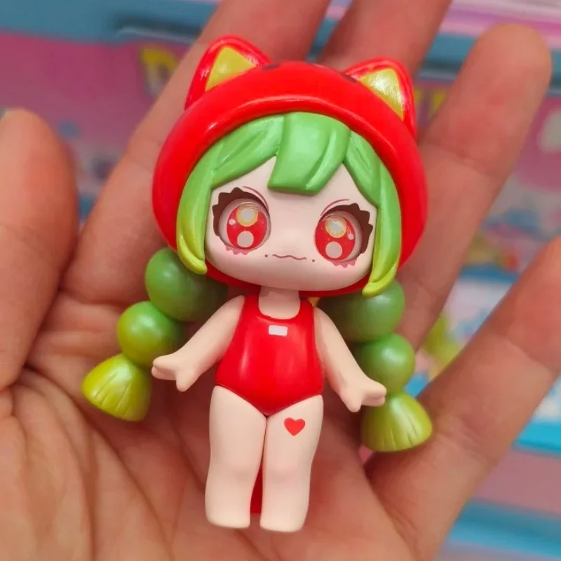 

Аутентичный новый значок кота Hola Dopamine, мини-слепая коробка, модные фигурки кошек и девочек, кукла, коллекционная коробка-сюрприз, подарок на день рождения, игрушки