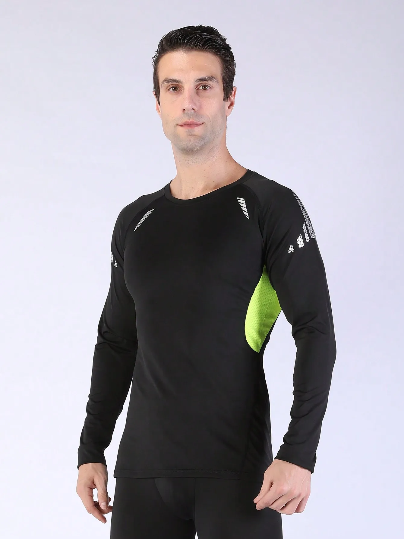 Men's Professional Compression Shirt - Quick Dry Long Sleeve Thermal Underwear for the Gym, Fitness, Workouts, Running and More!