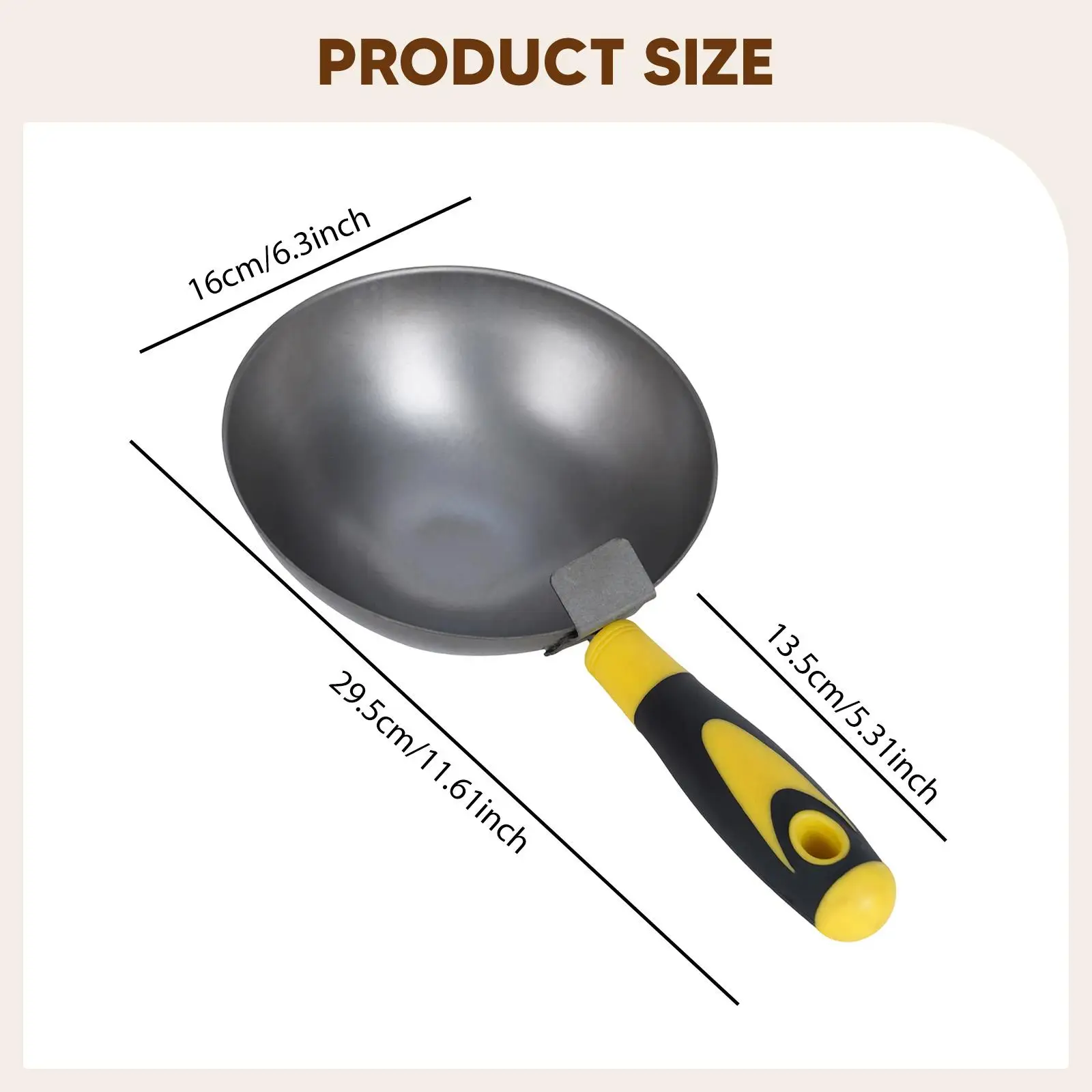Sturdy Cement Scoop Carbon Steel Ergonomic Mixing Tool for Mortar and Plaster Masonry Work