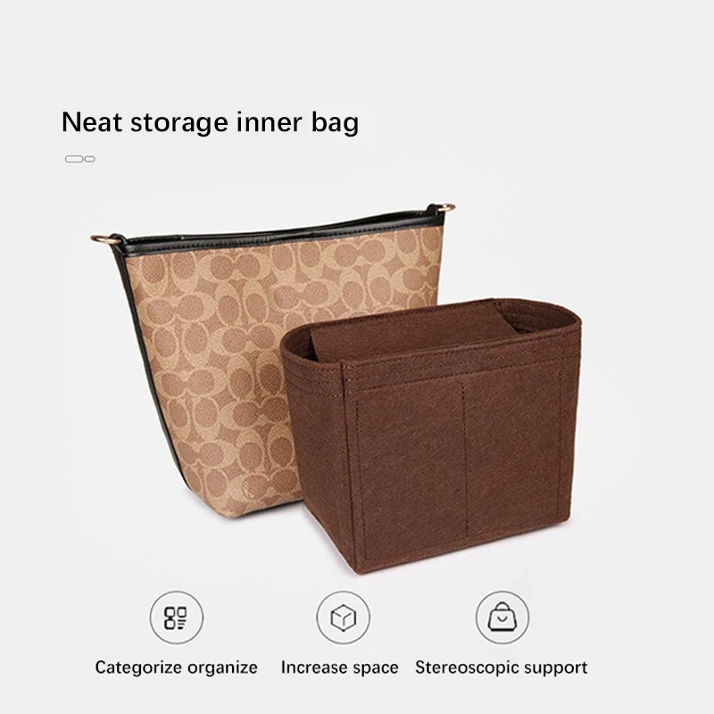 منظم إدراج ورق/محفظة من EverToner Dupont مناسب لحقيبة دلو Co-ch City 17 منظم تخزين ببطانة داخلية خفيفة الوزن