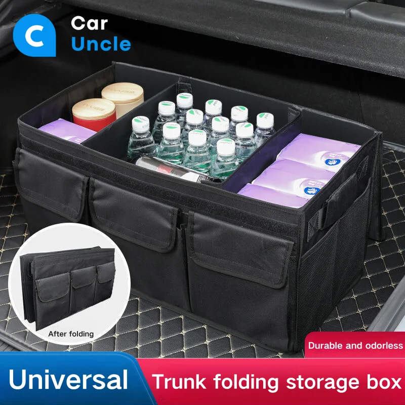 

Car Trunk Organizer Box Large Capacity Auto Multiuse Tools Storage Bag Stowing Tidying Folding For Emergency Storage Box