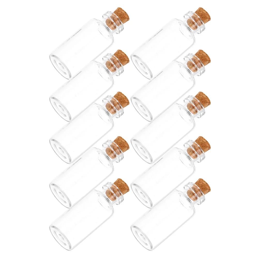 12 Stuks Mini Glazen Wens Flessen Kleine Potten Met Kurk Deksels Voor Diy Ambachten En Decor Kleine Potten Met Deksels mini Kurk Flessen