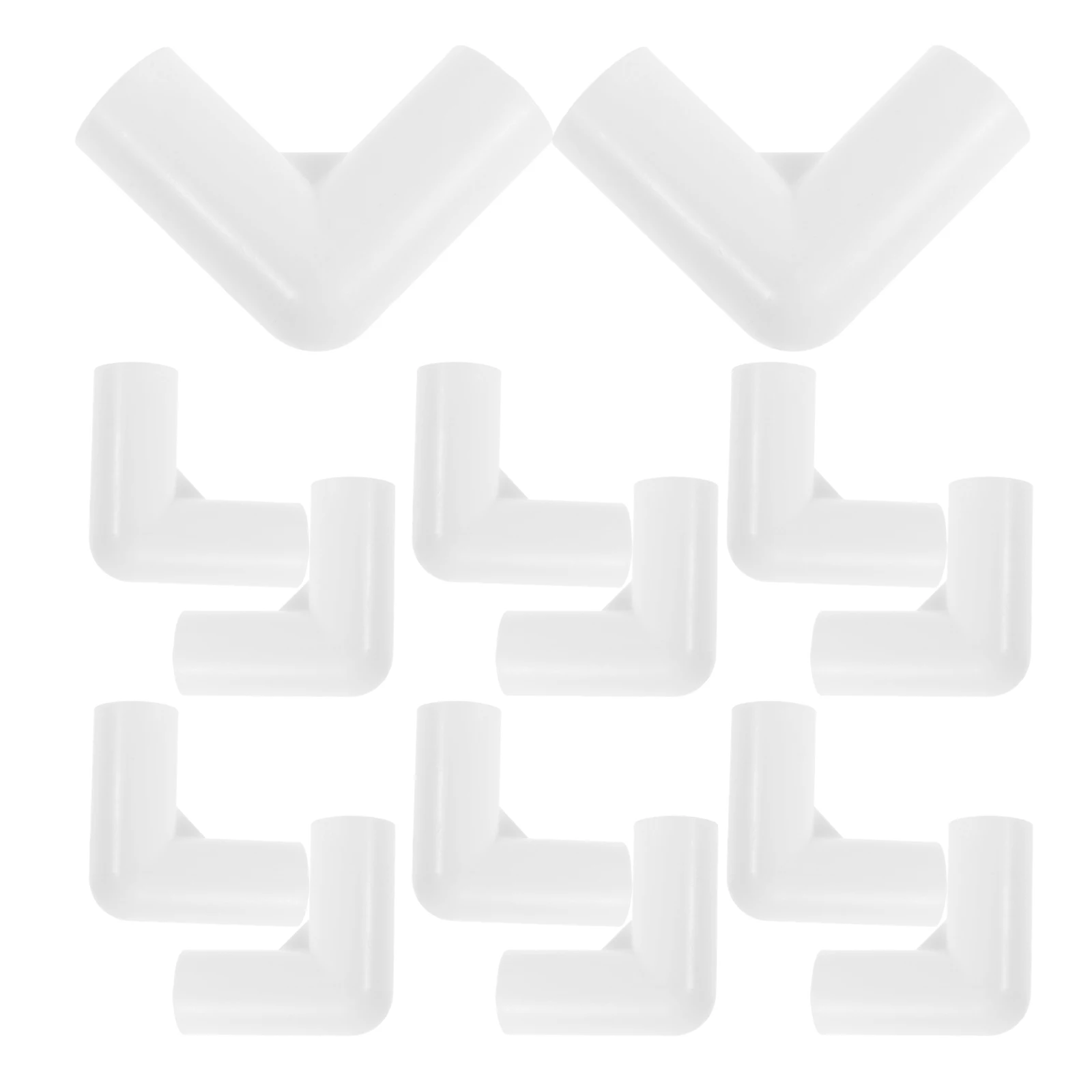 

30pcs Tent Accessories 16mm Plastic Connectors for Camping Canopy Replacement Parts Right Angle Pole Adapter Fits Models