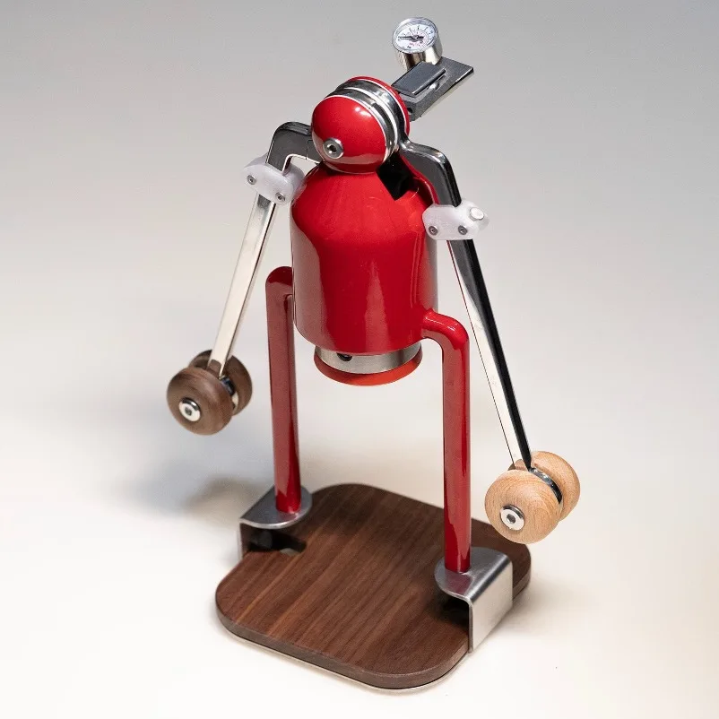 Coffee machine raised base spot promotion
