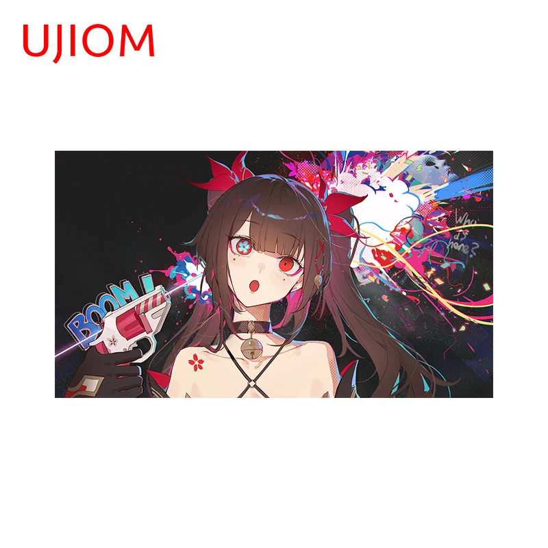 UJIOM 13cm X 7.3cm Sparkle Honkai Star Rail Wall Sticker Personality Amusing Game Room Posters Decals Eye-catching Wallpapers