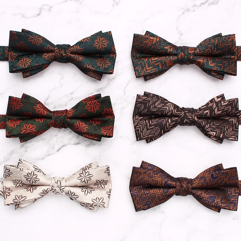 

Men's groom wedding, personalized bow, fashion striped accessories bow tie