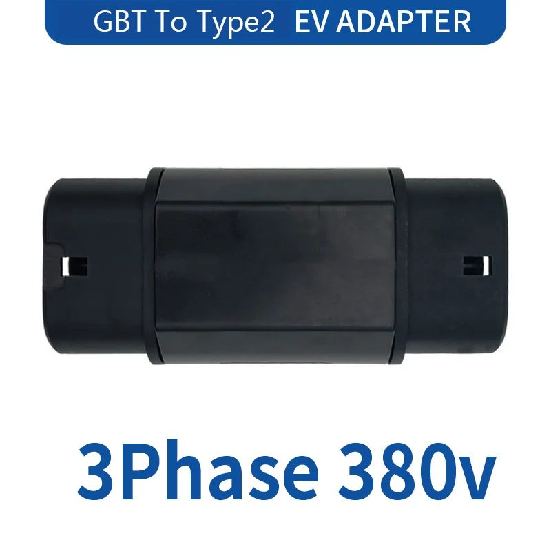 GBT to Type 2 EV Charger Adaptor IEC 62196 To GB/T Standard EV Charger Converter Adapter 32A 7KW For Type2 EV Car Charging
