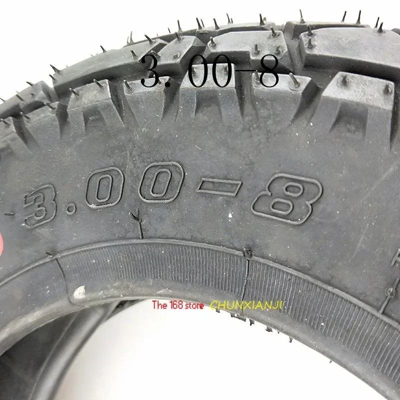 High Quality 3.00-8  Tire 4PR Tyre Fits Gas and Electric Scooters Warehouse Vehicles Mini Motorcycle