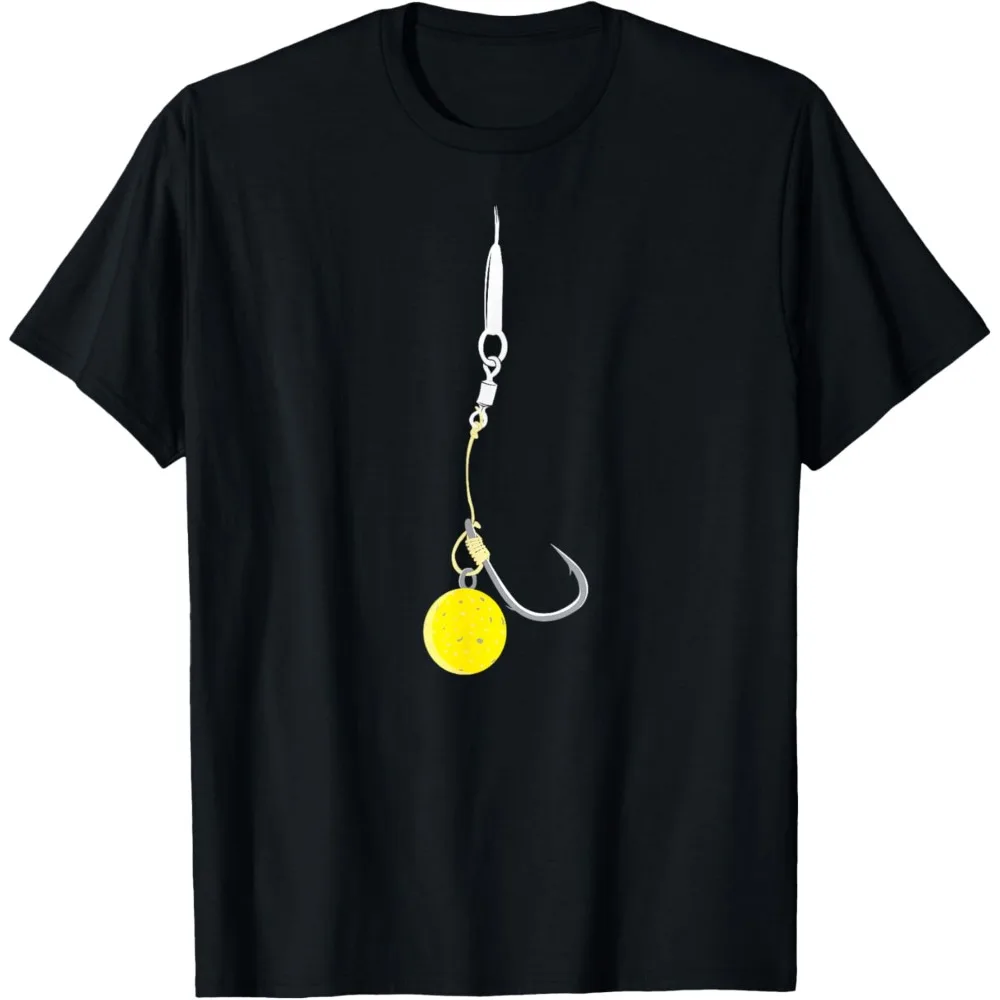 Carp Fishing Hair Rigs Corn Bait Carp Angling Fisherman T-Shirt Streetwear Individuality Camisas Custom Printed Graphic T Shirts