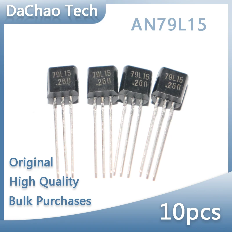 10pcs AN79L15 15V 100mA PANASONIC Three Terminal Regulator Transistor TO-92 Original New