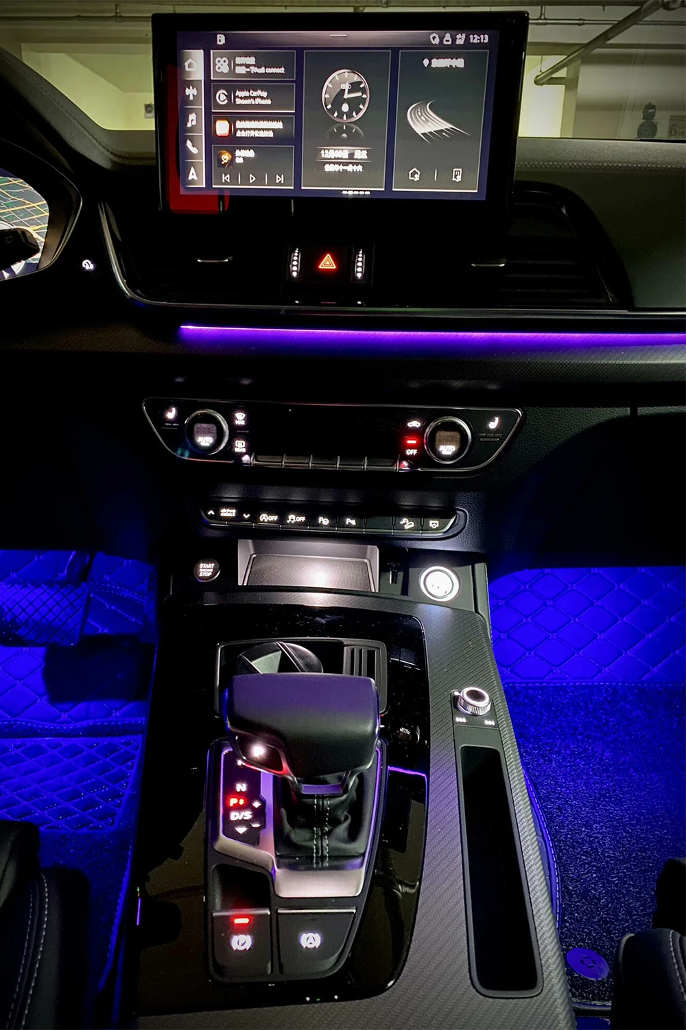 For Audi Q5/Q5L ambient light 2018-2023 Audi Q5 luminous light Flowing light atmosphere with programming tools