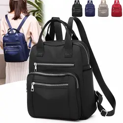 1Pcs Women's Backpack Travel Casual Waterproof Shoulder Bags Female Fashion Large Capacity Oxford Rucksack Handbag Schoolbag