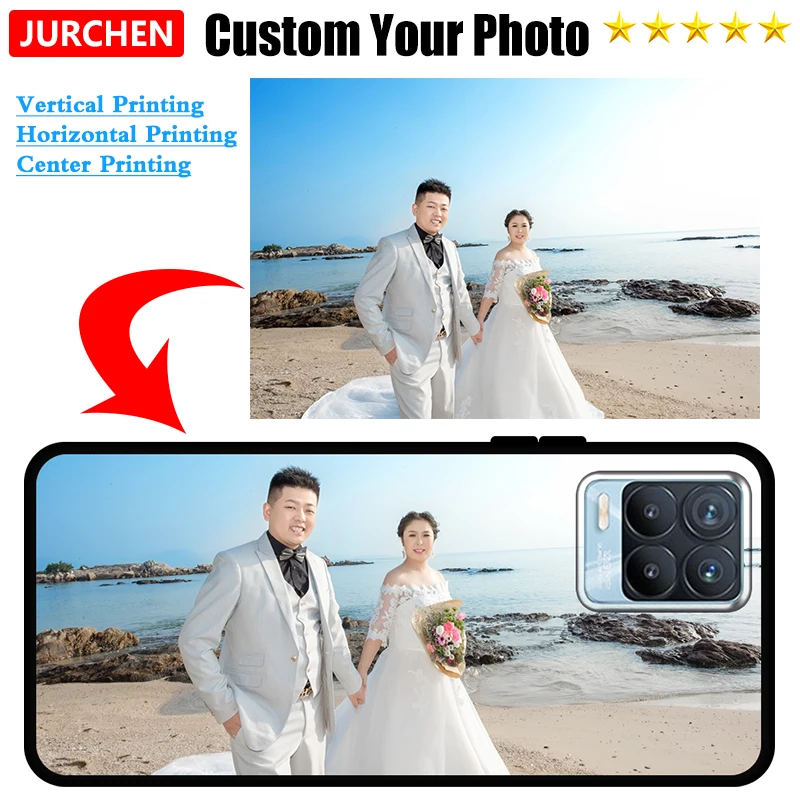 Custom Photo Case For OPPO A55 A56 A55S A56S A78 A1 X Realme C55 C17 V23 V23i V30 Narzo 50A 50i Prime Reno8 Z T Pro Plus Lite 5G