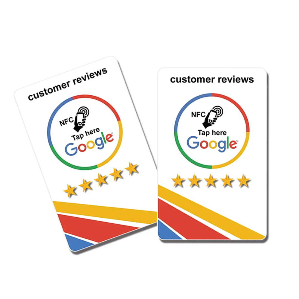 NFC Cards Google Review Card Increase Your Reviews Universal  NFC215 RFID ISO14443A 504Bytes NFC Tag Card