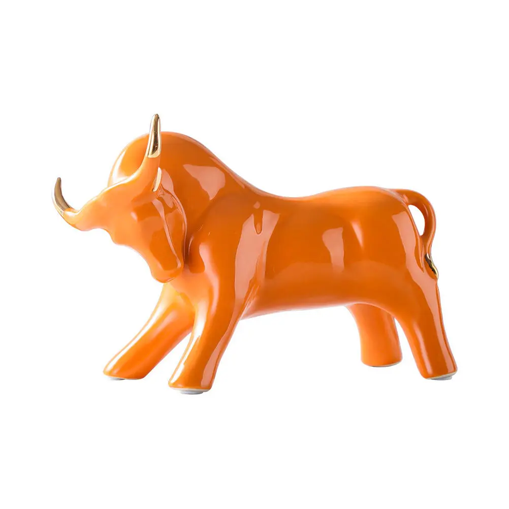 Creative Cattle Decor Chic Ox Sculpture Exquisite Home Decoration Long Lasting Use Good Gift Choice Memorable