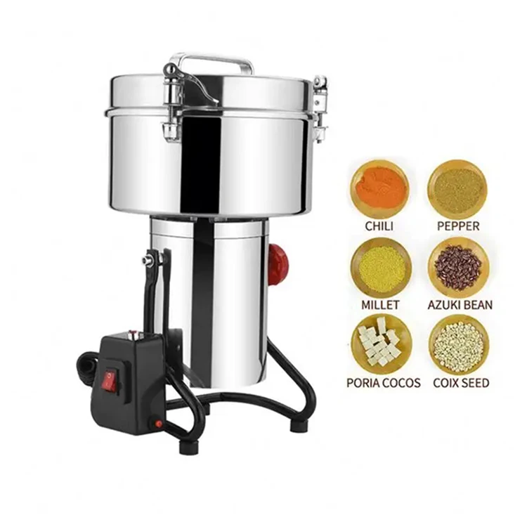 Multi Function Large Capacity Commercial Electric Spice Grinder Dry Spice Food Grinding Machine