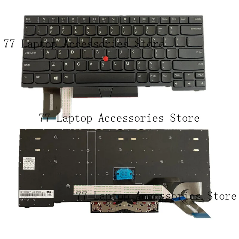 

01YP240 FOR Lenovo Thinkpad E480 E485 L480 L380 Yoga US English Keyboard