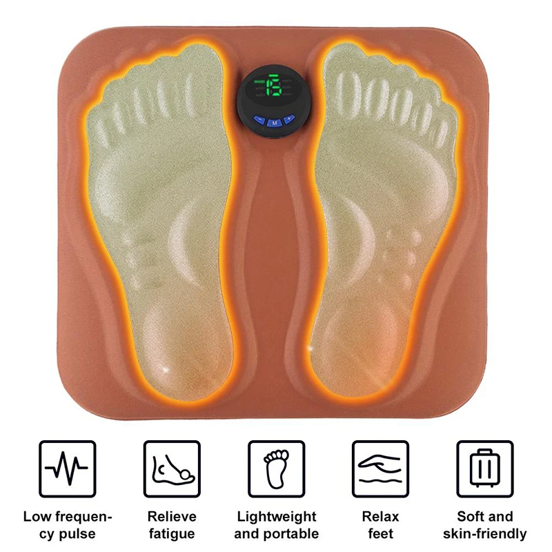 

Smart Electroestimulador Physiotherapy,Rechargeable Foldable Foot Pad,Remove Edema Leg Shaping,Stimulation Slim Legs Device