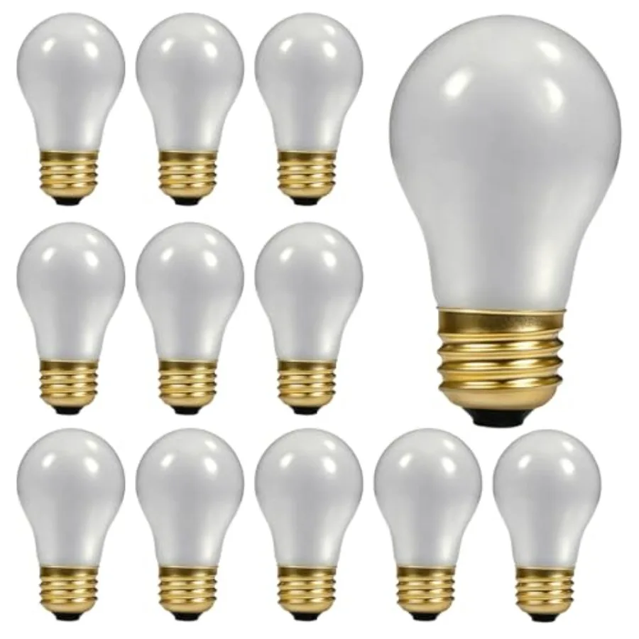 

12-Pack Heat Lamp Light Bulb 40W Shatterproof Replacement Compatible with Hatco 02.30.265 120V/130V for Buffet Food Warming or