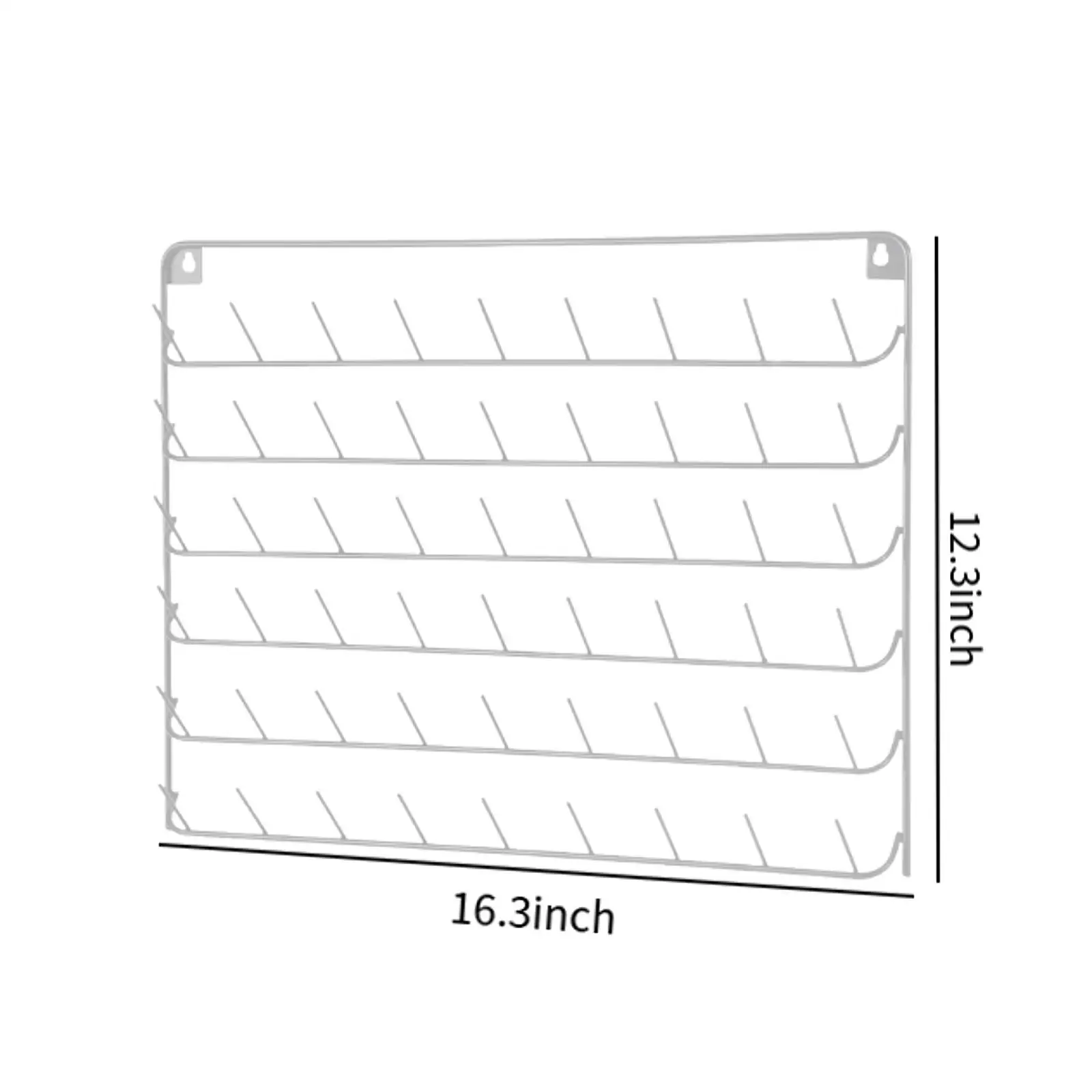 Thread Holder Wall Mounted Spool Rack for Braid Knitting Organizing Jewelry