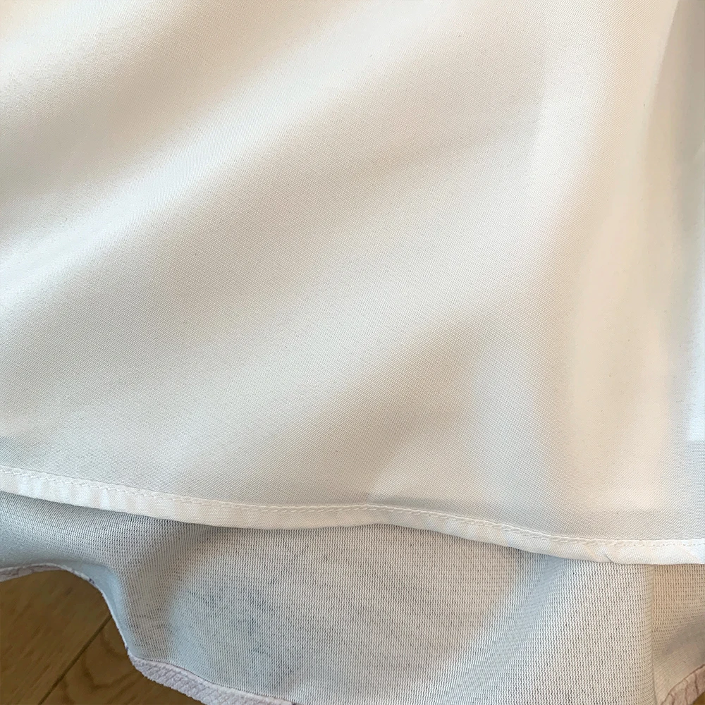 Abito da donna ampio e comodo da pendolarismo casual autunnale taglie forti Abito a maniche lunghe con bottoni e scollo in pizzo chiffon stampato