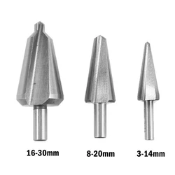 1PC Umbrella Chamfer Drill HSS Taper Drill Bit High Speed Steel Cone Cutter For Punch Decoration Factory 16-30mm 8-20mm 3-14mm