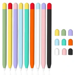 Soft Silicone Pen Holder For Apple Pencil 1st 2nd Generation Stylus Pen Cover For Apple Pencil 1 2 Protective Case Accessories