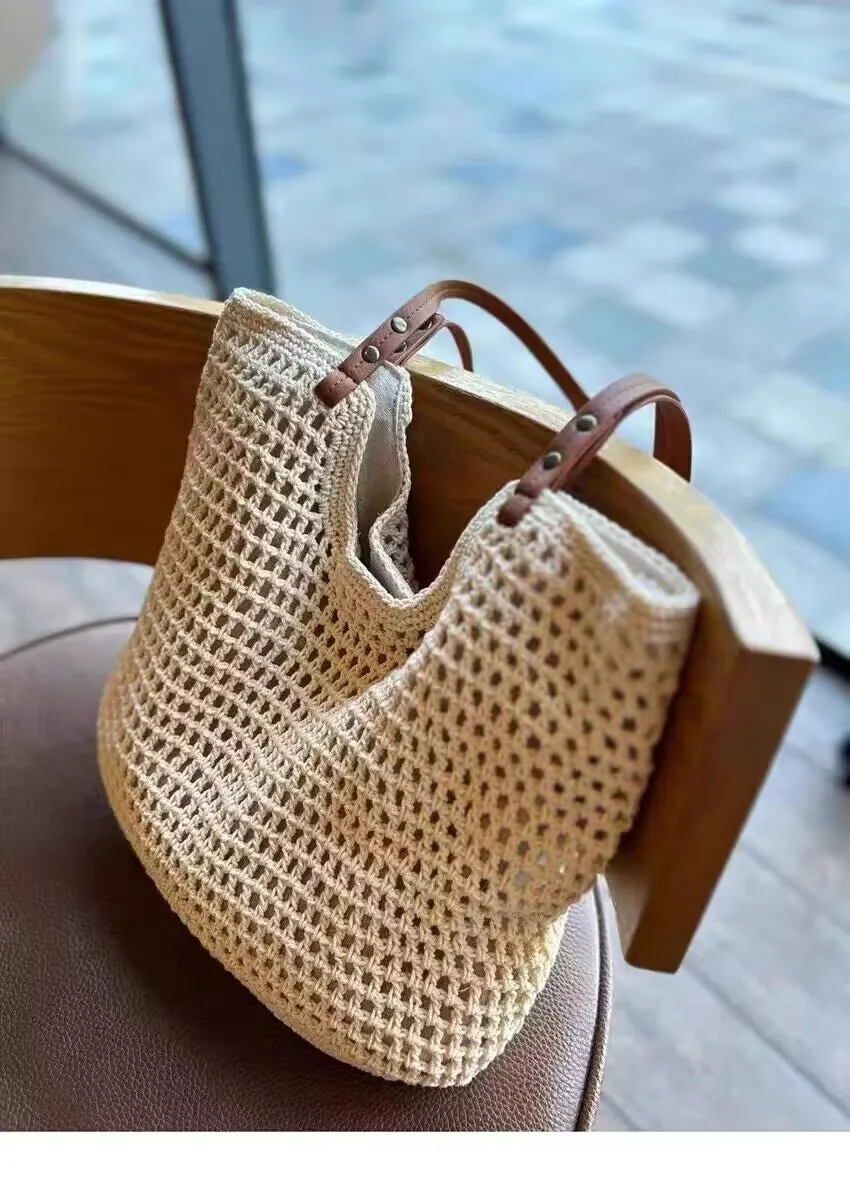 2024 New Trend Large Capacity Lightweight Shoulder Bag Ladies Beach Resort Bag Women Tote Bag