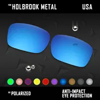 Reemplazos de lentes polarizadas OOWLIT para gafas de sol Oakley Holbrook Metal OO4123 - 55 mm - Multi colores