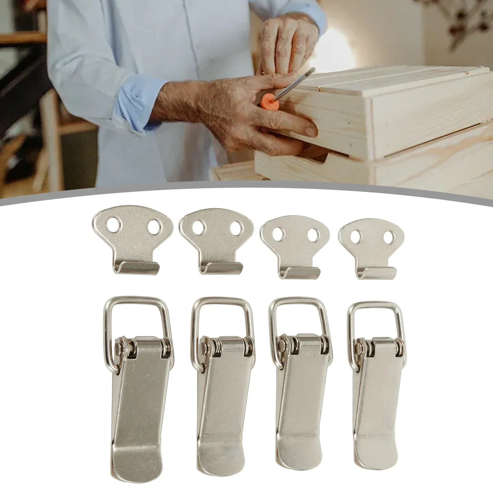 Replacement Brand New Protable Cabinets Home Improvement Closets Latches Metal Lock 7.2*2.7cm Cold Rolled Steel