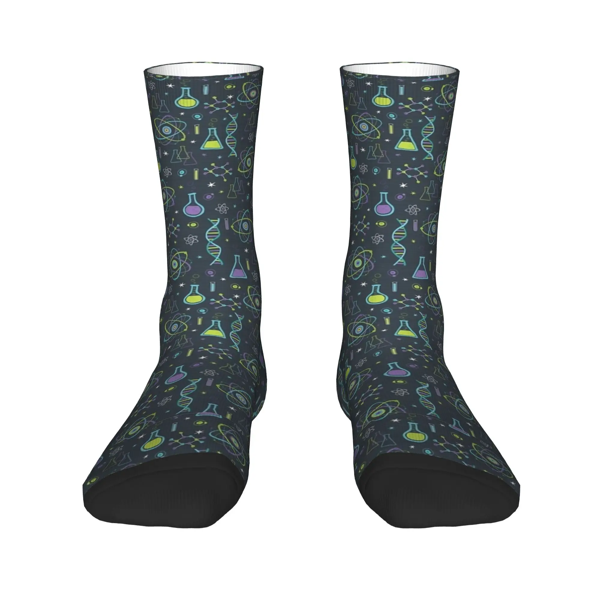 Midcentury Modern Science Stockings  Graphic Funny Socks Autumn Non-Slip Socks Couple Skateboard High Quality Socks