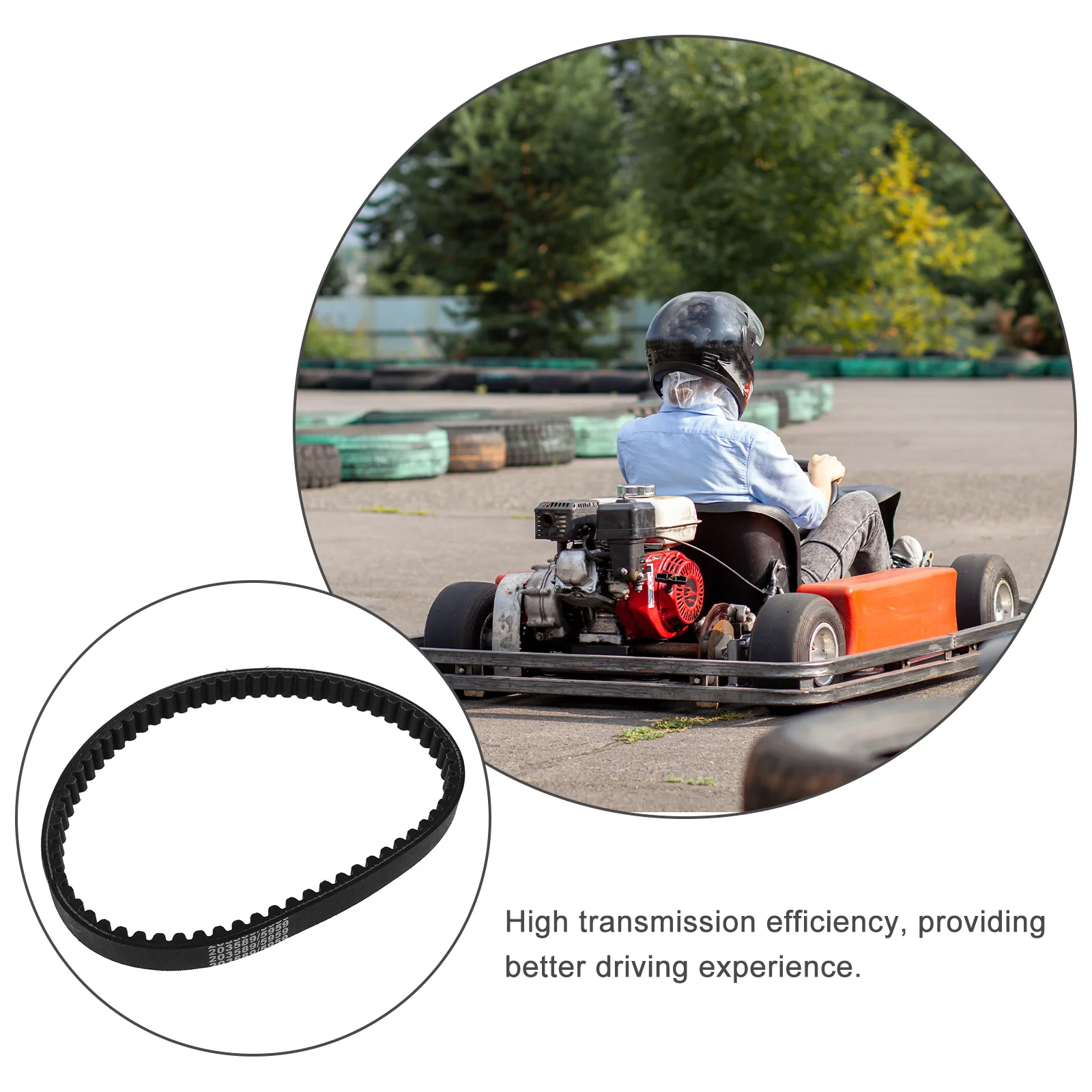 

Upgraded Go Kart Drive Belt Rubber Replacement For Comet 203589 Durable High Performance Compatible With Atv Kart Parts Belt